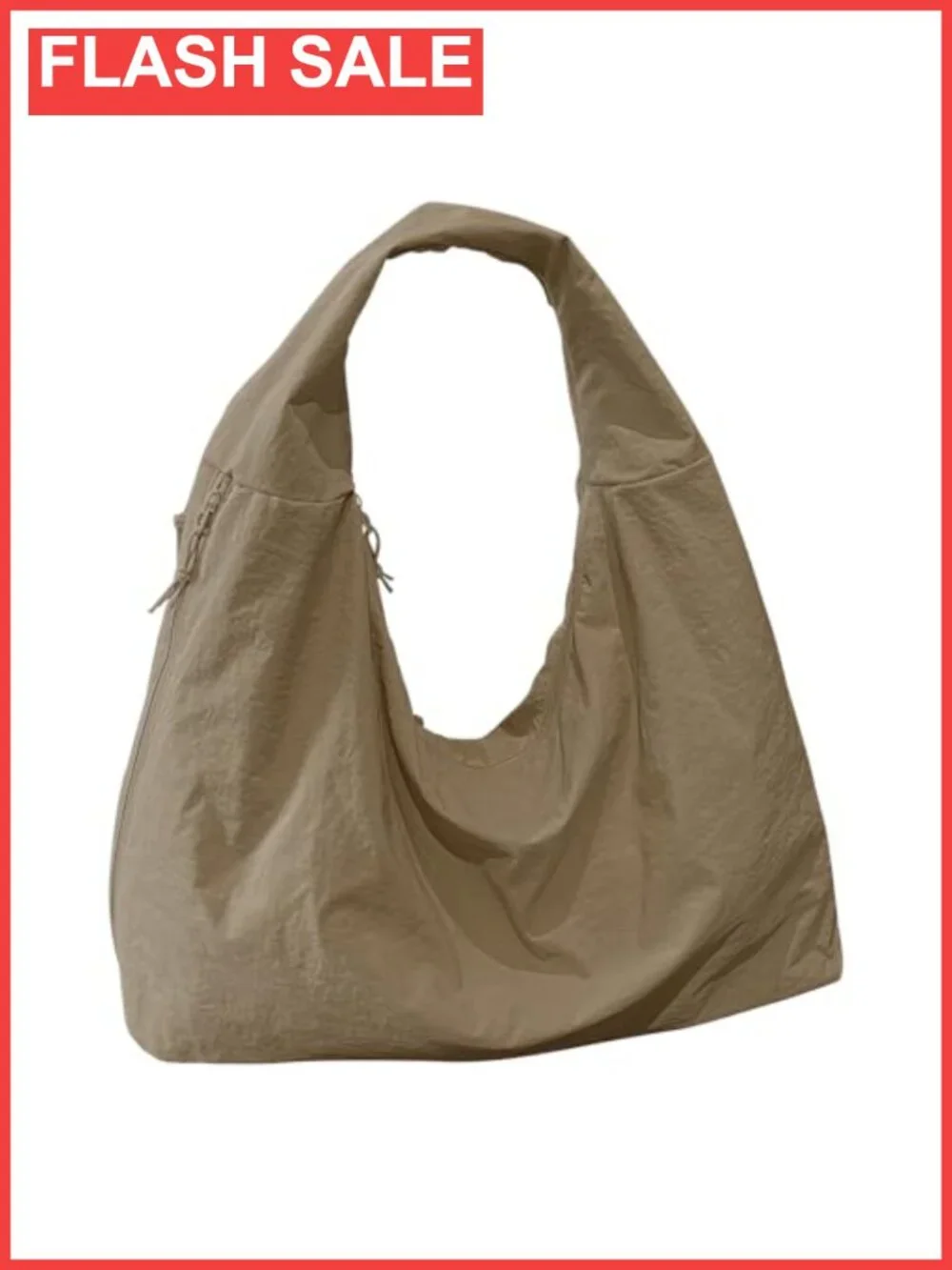 Slouchy Nylon Hobo Bag Large Tote Shoulder Bag Travel Gym Beach Weekend